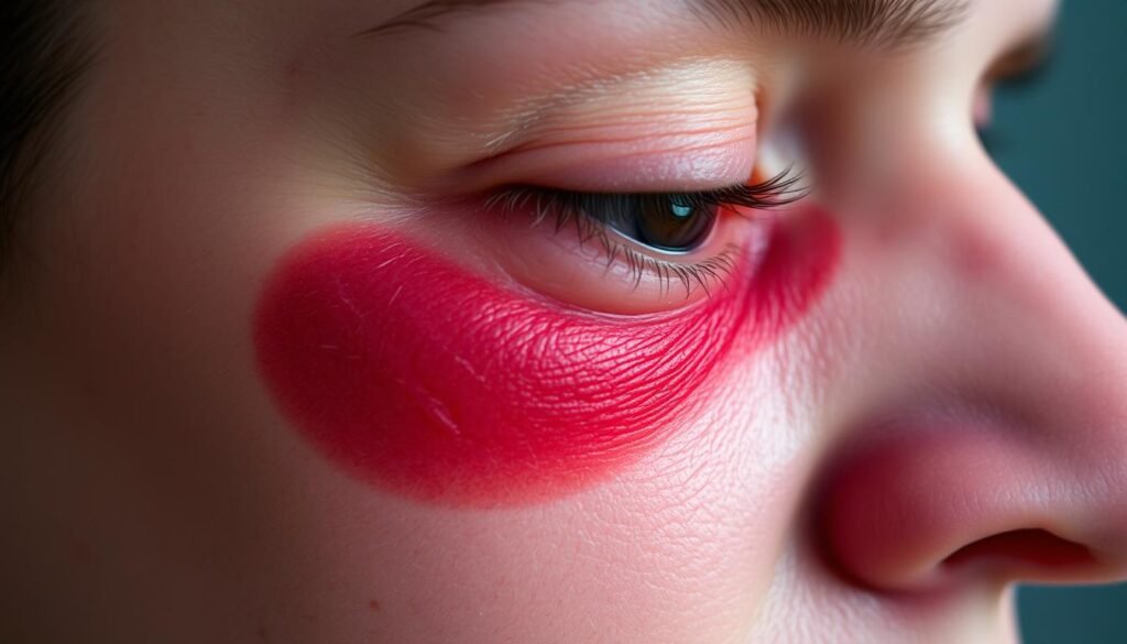 Sintomas de Contusão Facial