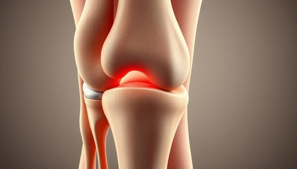 articulação do joelho com artrose